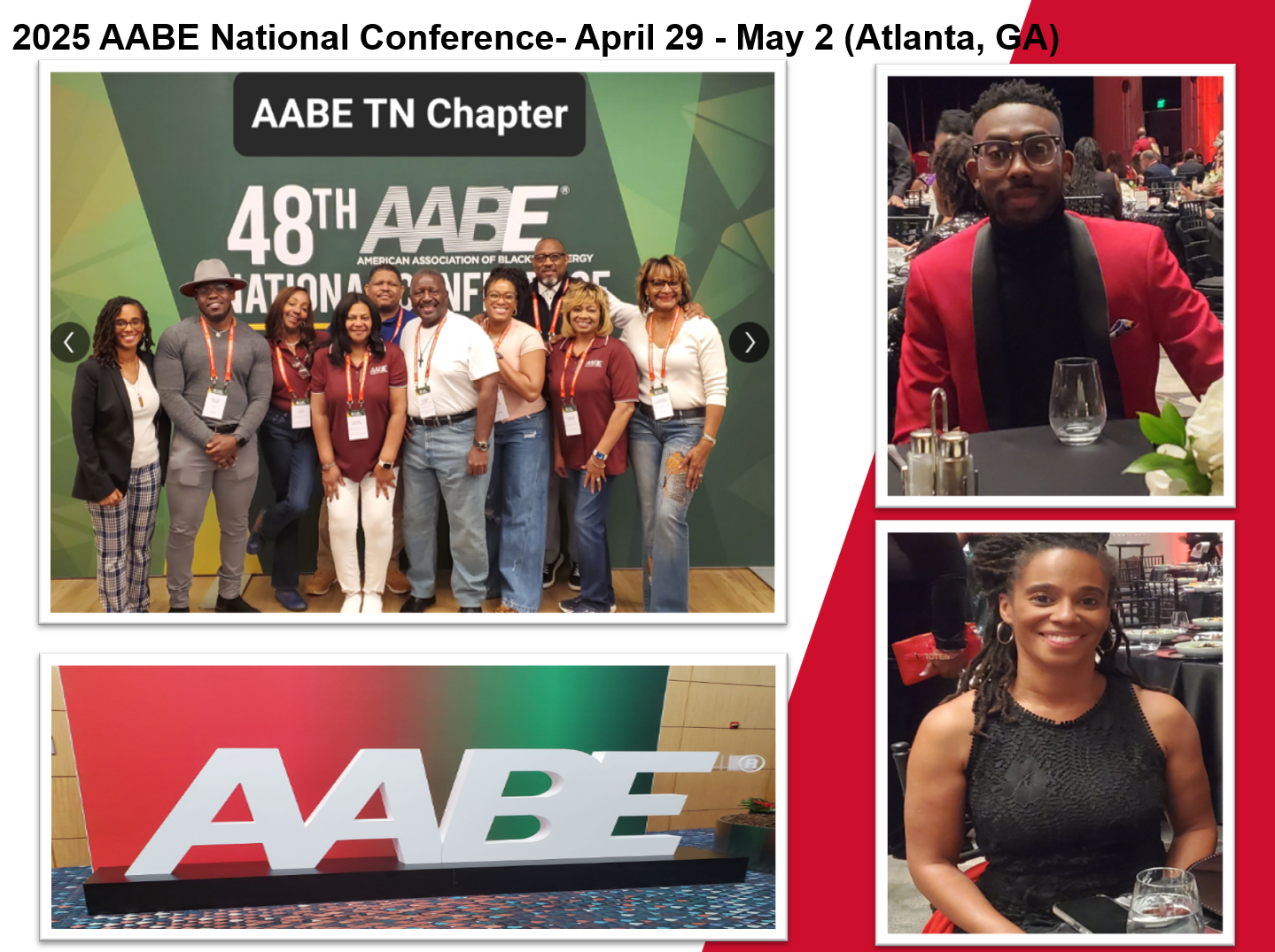 2024 AABE TN National Conference April 22 – April 26 (Anaheim, CA)